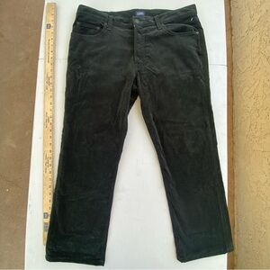 NEW Citizens of Humanity The Gage Black Green Corduroy Pants 36 36x27 Short NWOT